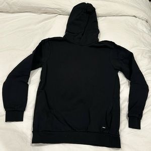 Black fleece sweatshirt
